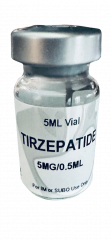 Tirzepatide vial  (packaging may vary depending on plan)